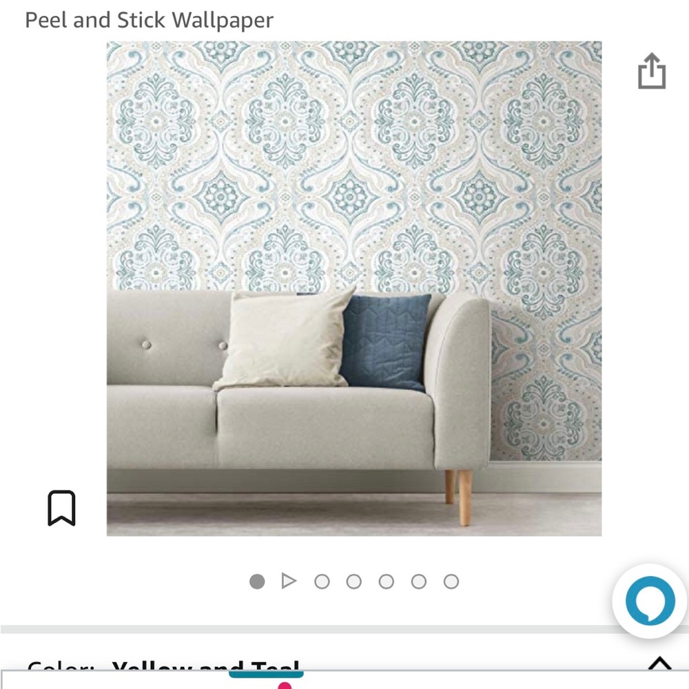 Roll of removable wall paper from Amazon. Never used or opened